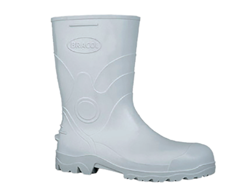 Bota Pvc Cano 26 cm Branca